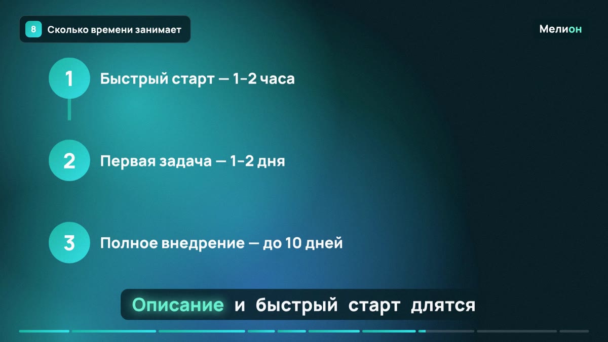 ИИ-администратор для стоматологии — Сколько времени занимает